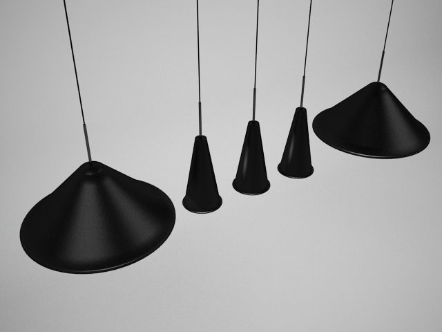 TOM DIXON CONE PENDANT LIGHT 3D model_2