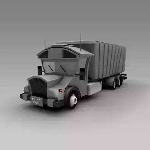 Low Poly Truck dump