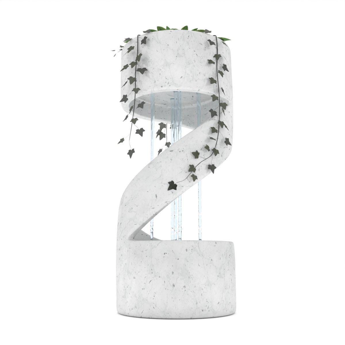 Water Fountain - Spiral 3D model_1