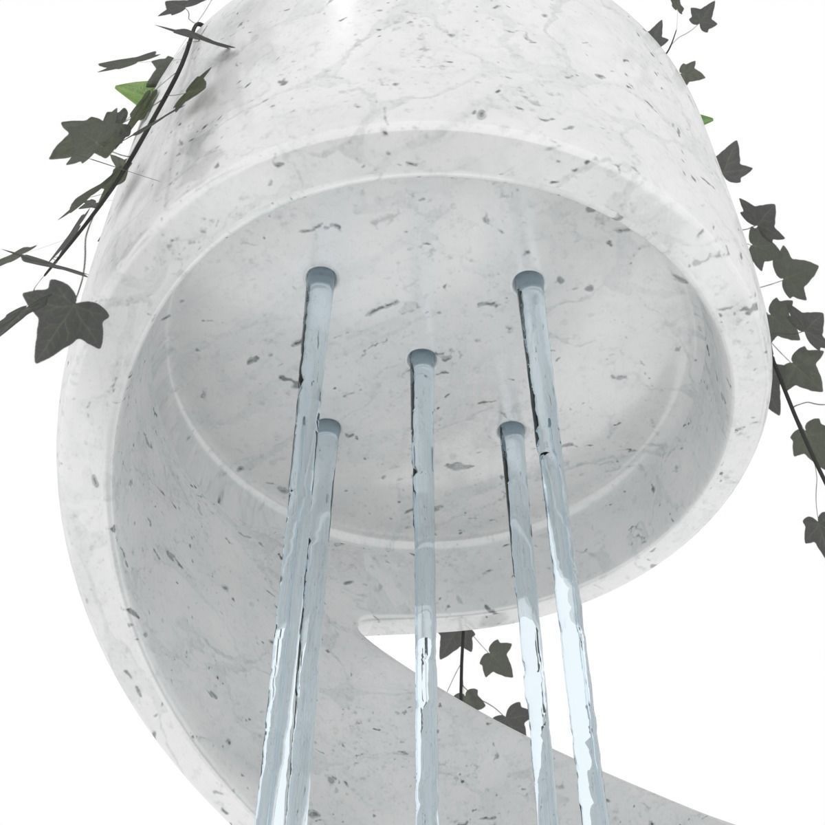 Water Fountain - Spiral 3D model_3