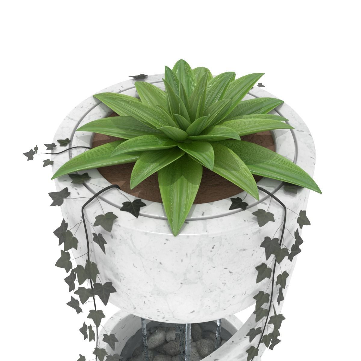Water Fountain - Spiral 3D model_2