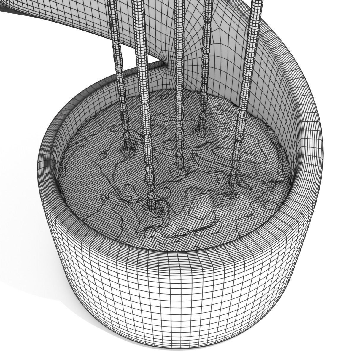 Water Fountain - Spiral 3D model_14