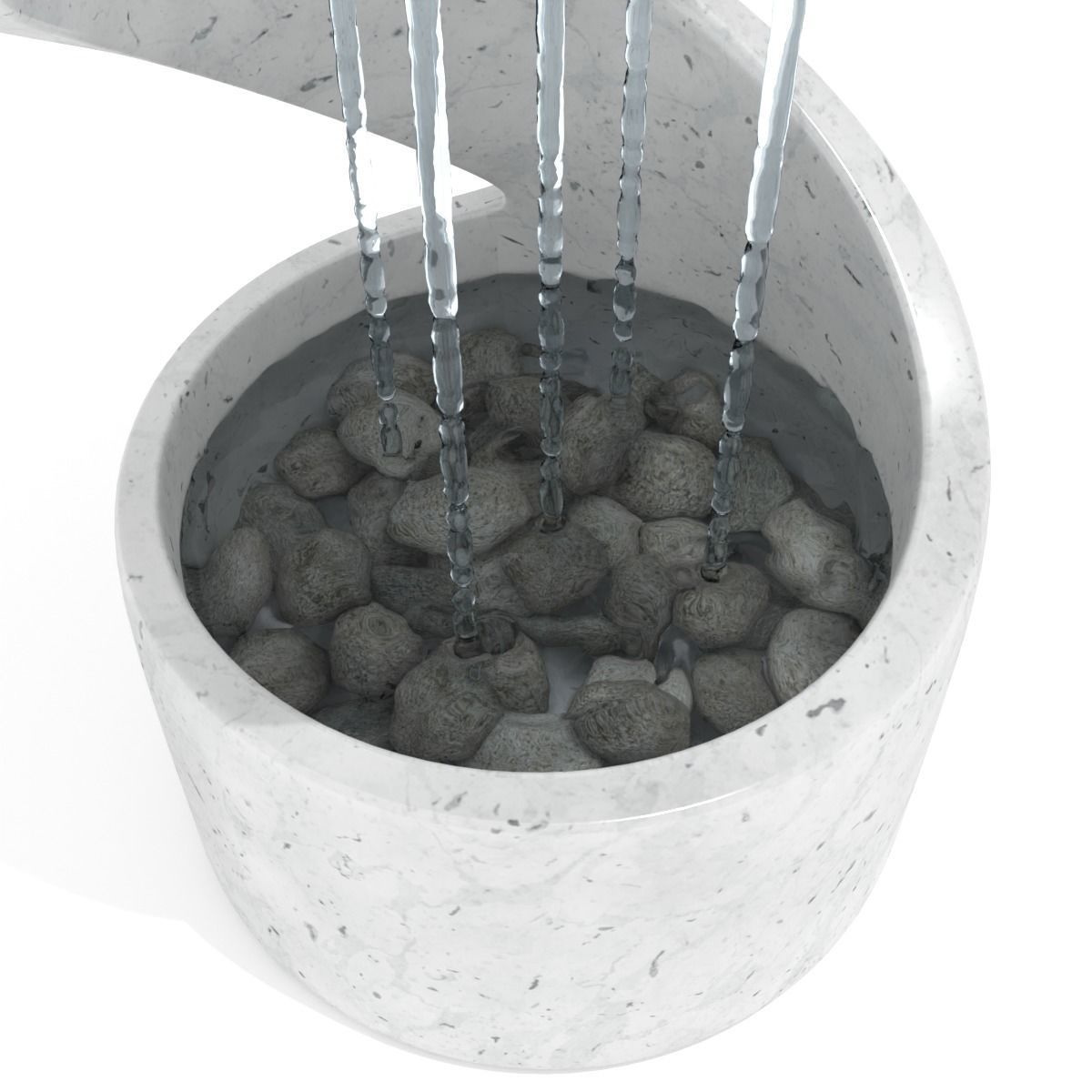 Water Fountain - Spiral 3D model_4