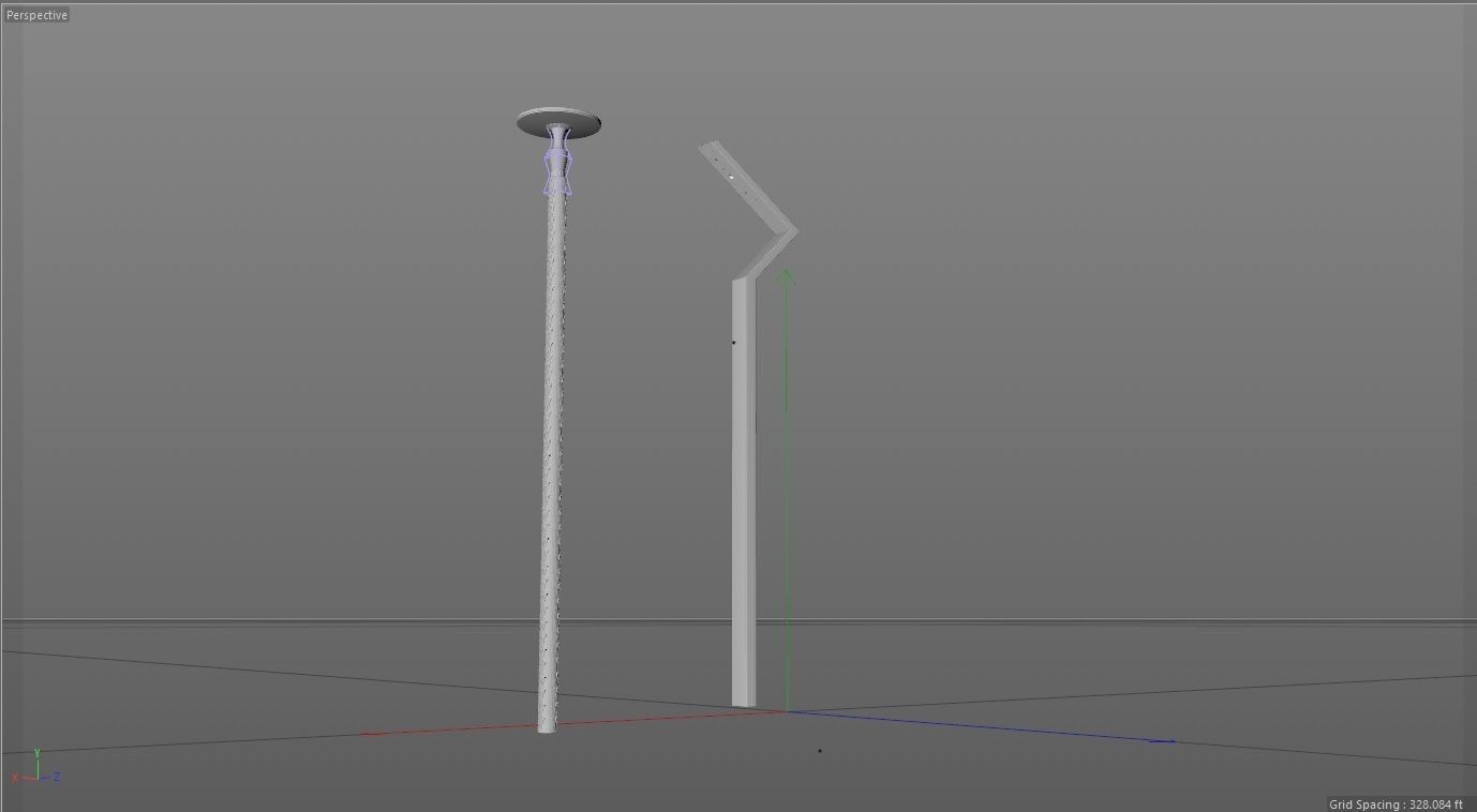 street lights 3D model_3