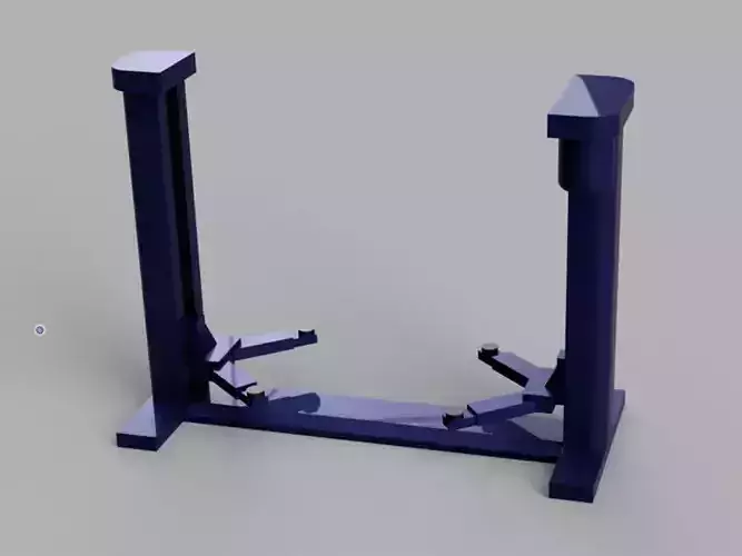 Power Lift  Car Garage Diorama 1-64 3D print model Hotwheels 