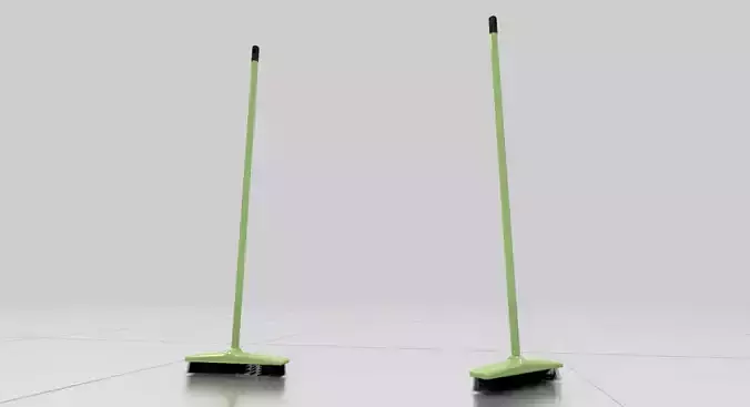 Items necessary for cleaning broom
