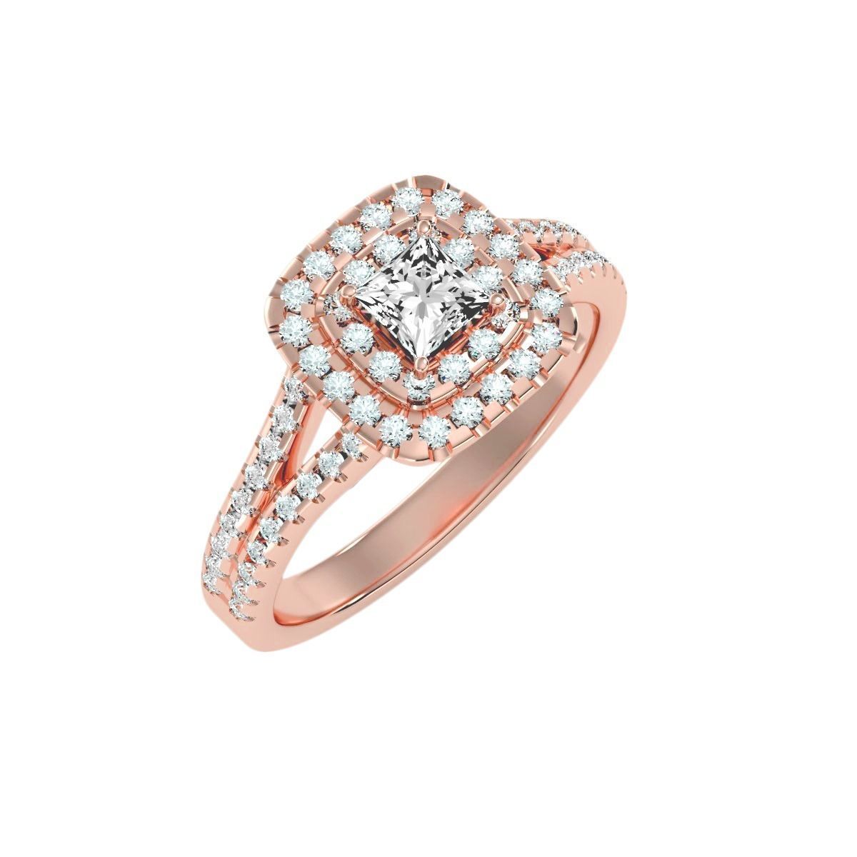 900 Solitaire ring 3dm  stl  24 render per model detail 3D print model_110