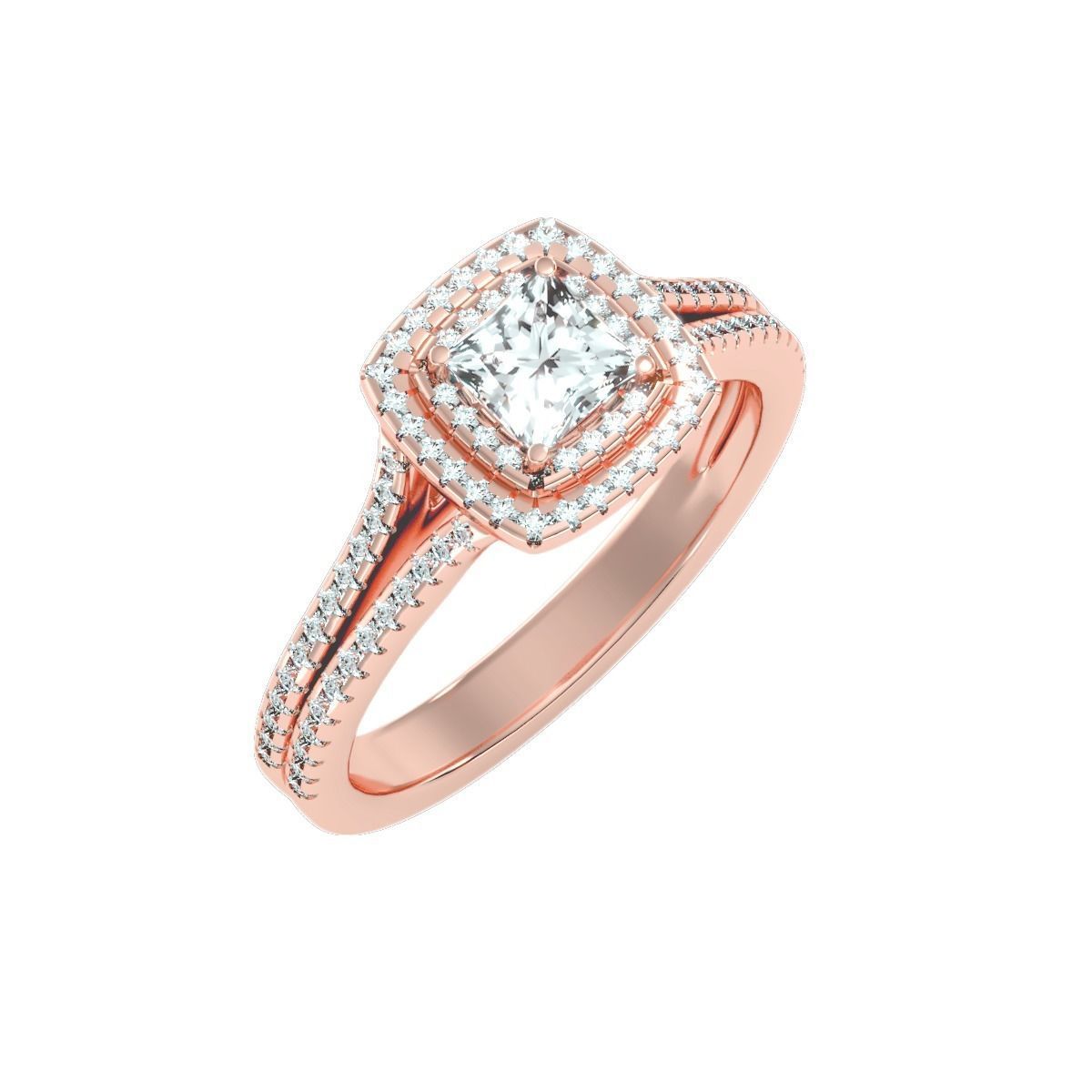 900 Solitaire ring 3dm  stl  24 render per model detail 3D print model_59