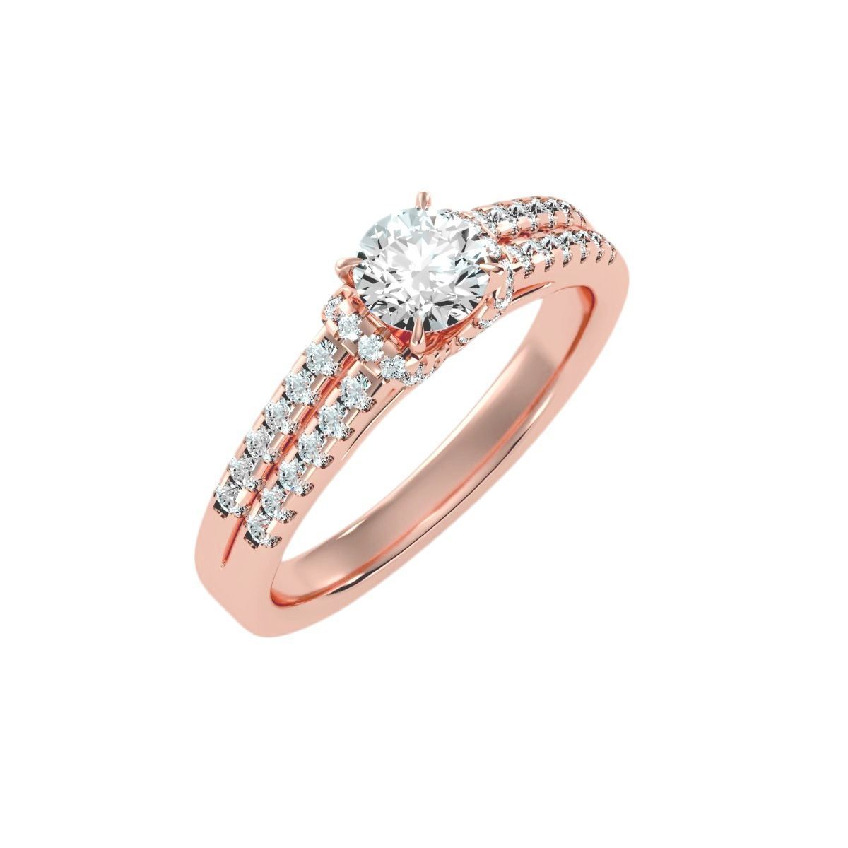 900 Solitaire ring 3dm  stl  24 render per model detail 3D print model_68