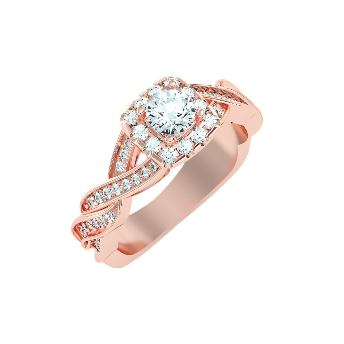900 Solitaire ring 3dm  stl  24 render per model detail 3D print model_85