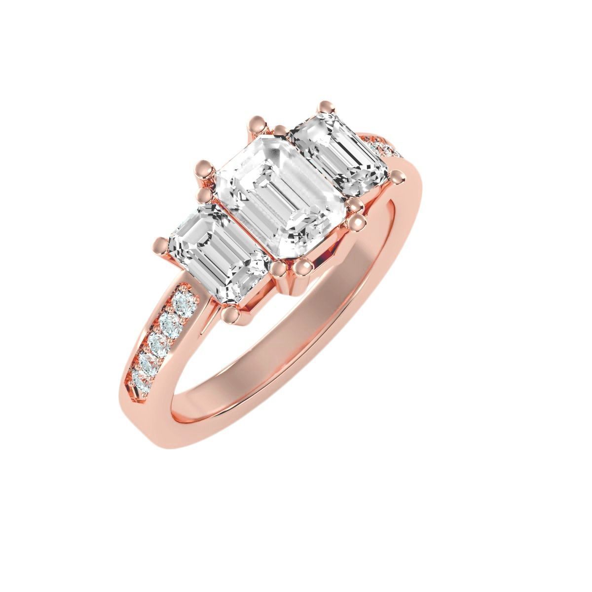 900 Solitaire ring 3dm  stl  24 render per model detail 3D print model_48