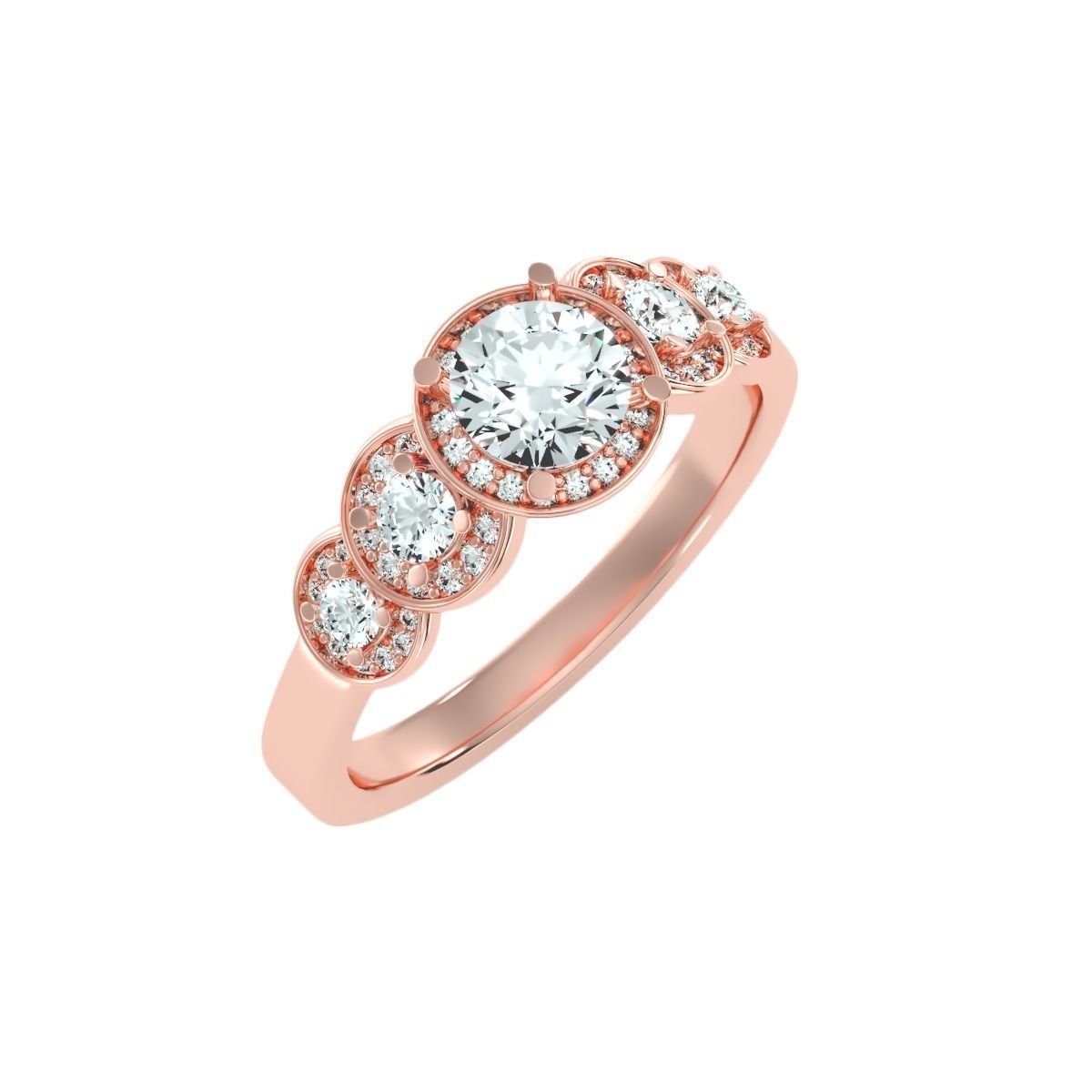 900 Solitaire ring 3dm  stl  24 render per model detail 3D print model_80