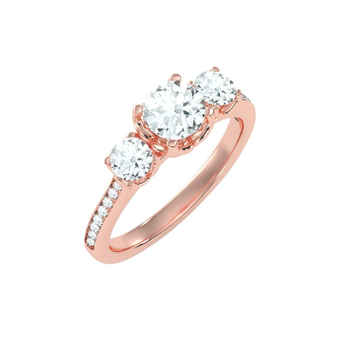 900 Solitaire ring 3dm  stl  24 render per model detail 3D print model_58