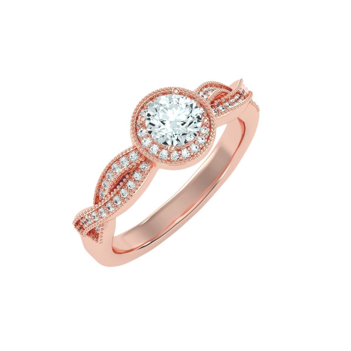 900 Solitaire ring 3dm  stl  24 render per model detail 3D print model_51