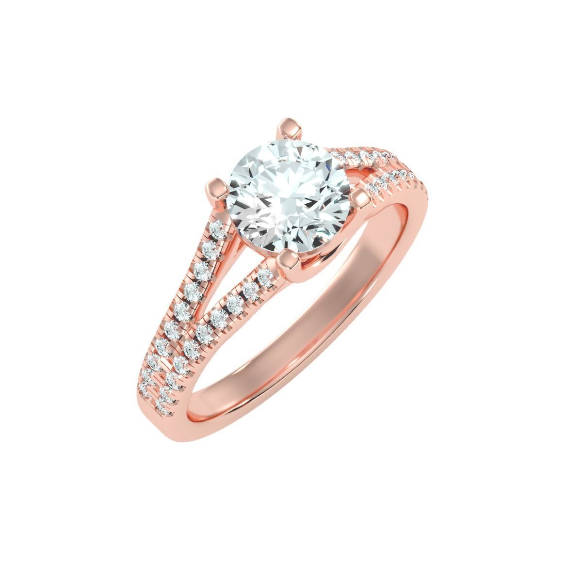 900 Solitaire ring 3dm  stl  24 render per model detail 3D print model_90
