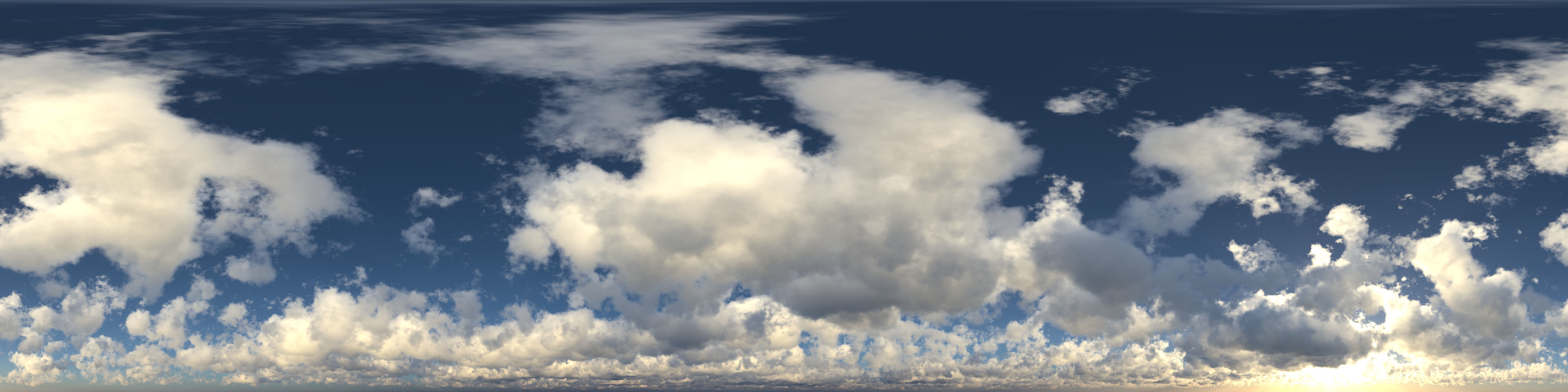 Skydome HDR - Cloudy Blue Sky 1 Texture_4