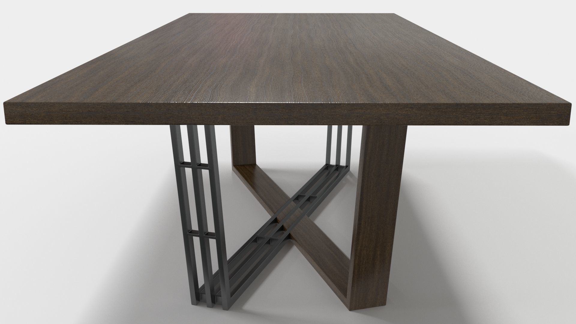 Laskasas Alison Dining Table 3D model_2