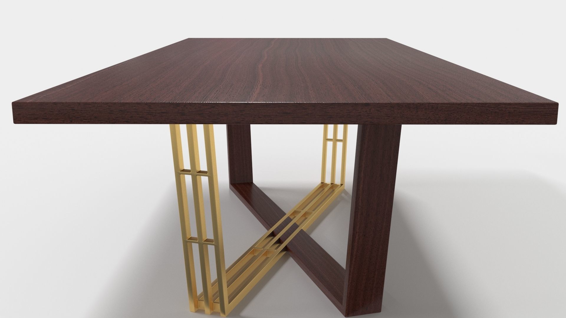 Laskasas Alison Dining Table 3D model_4
