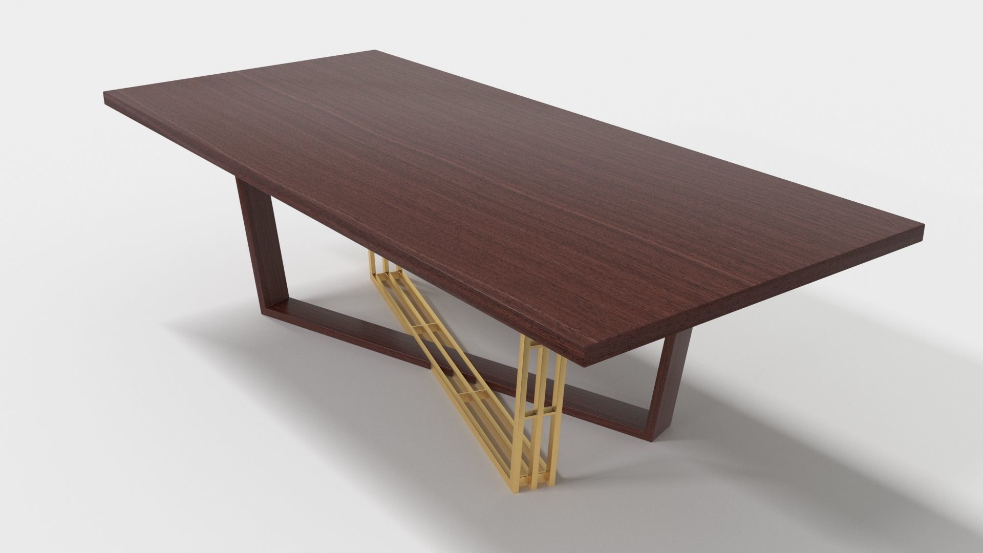 Laskasas Alison Dining Table 3D model_3