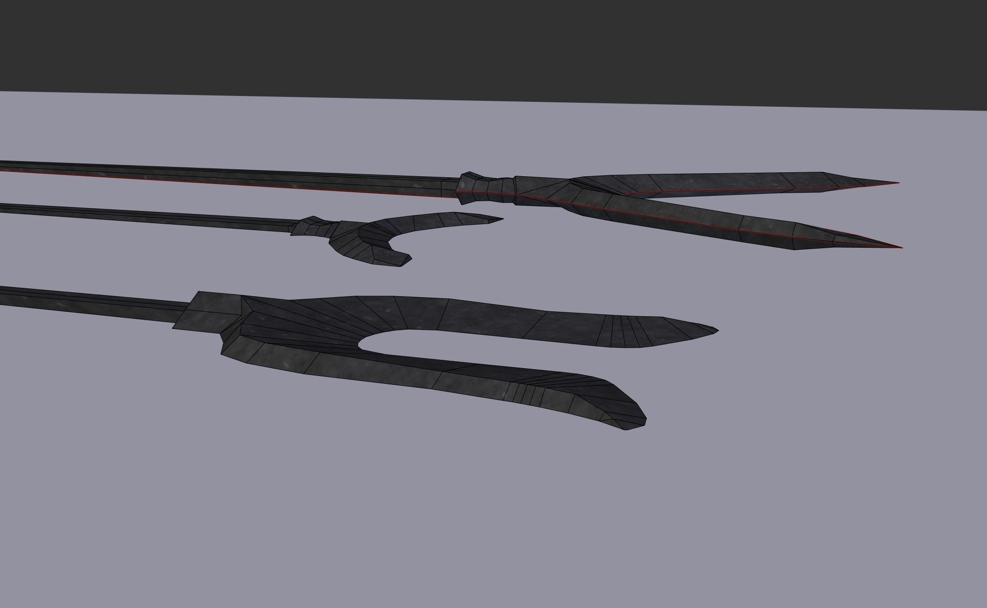 japanese arrow head set 1 3D print model_6