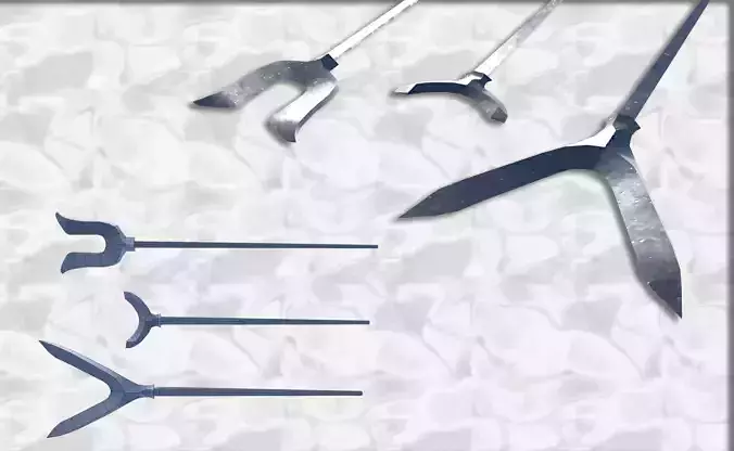 japanese arrow head set 1 3D print model