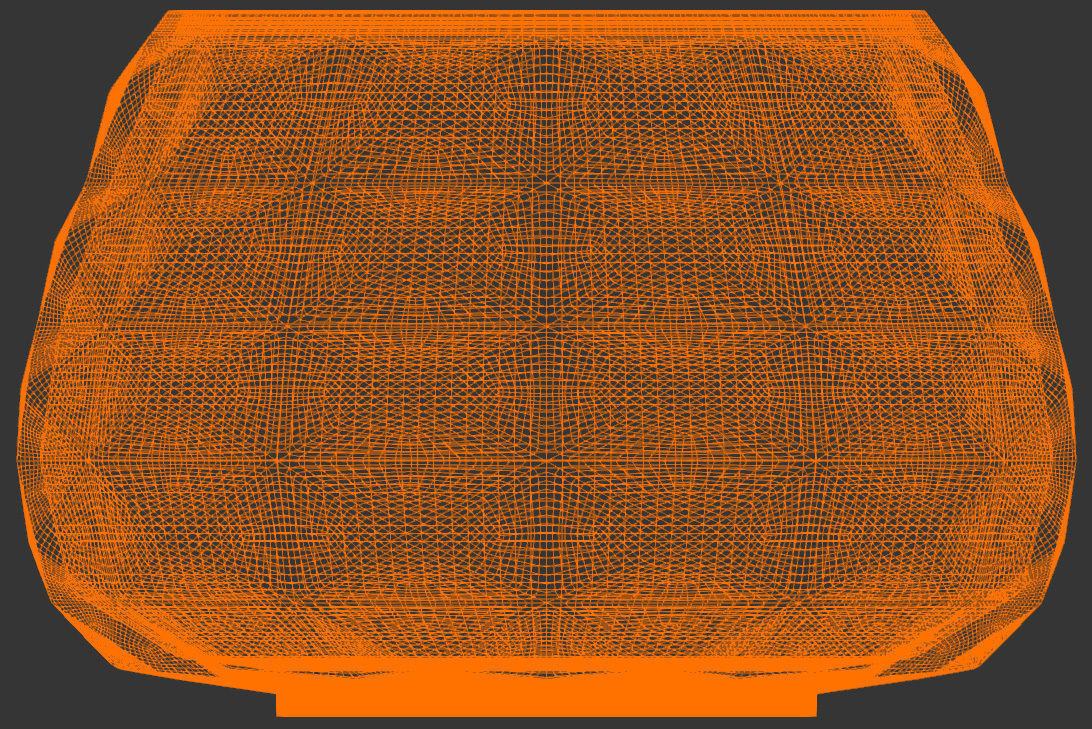 Triangulation Bowl Geometric Shape 3D Print Model 3D print model_3