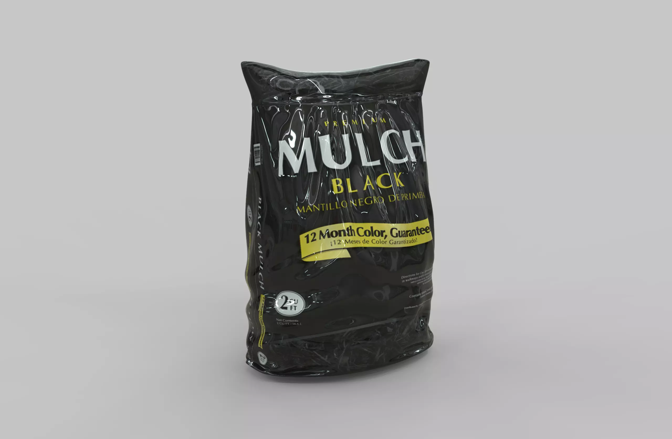 Plastic product bag 3D model_0