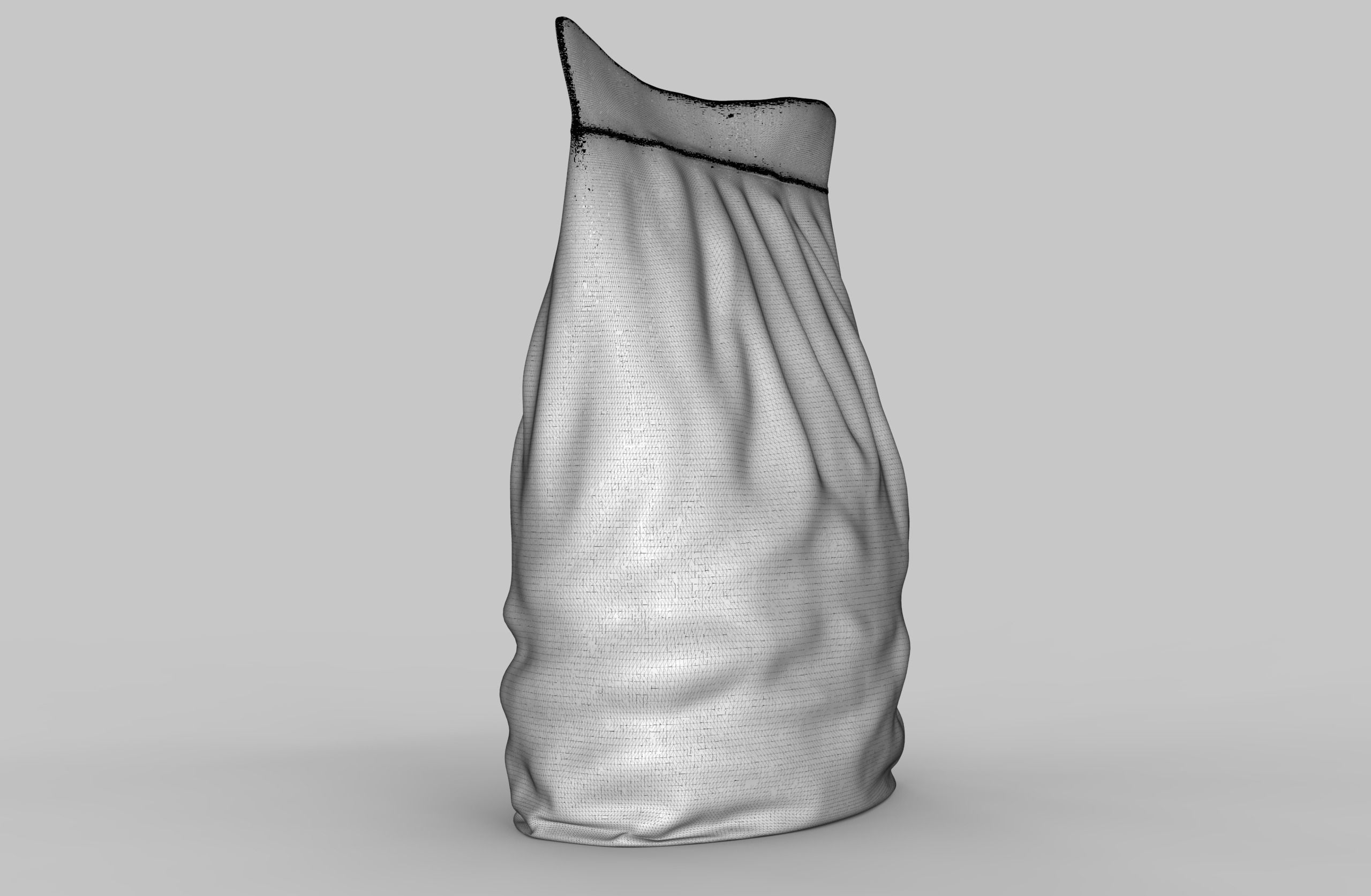 Plastic product bag 3D model_8