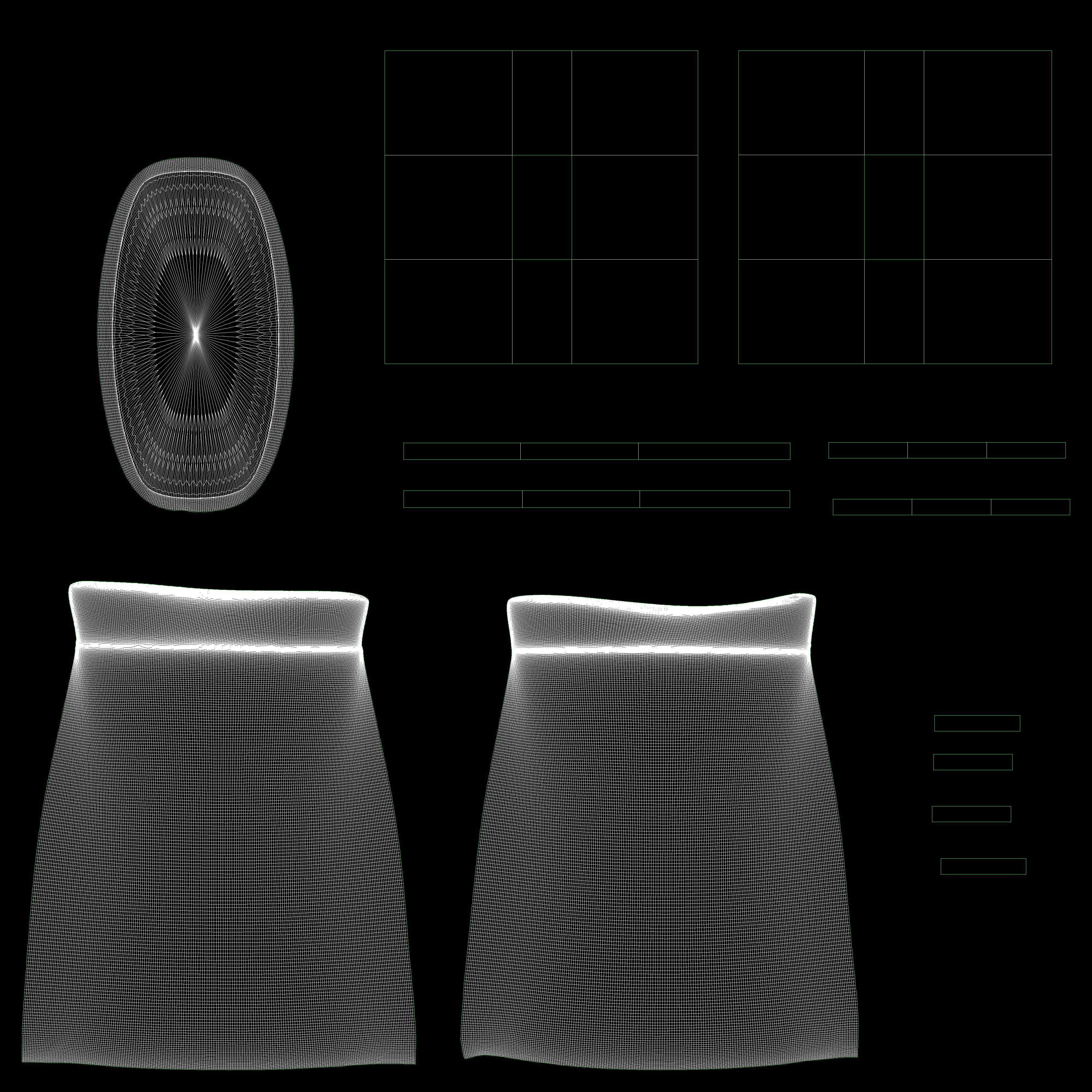 Plastic product bag 3D model_12