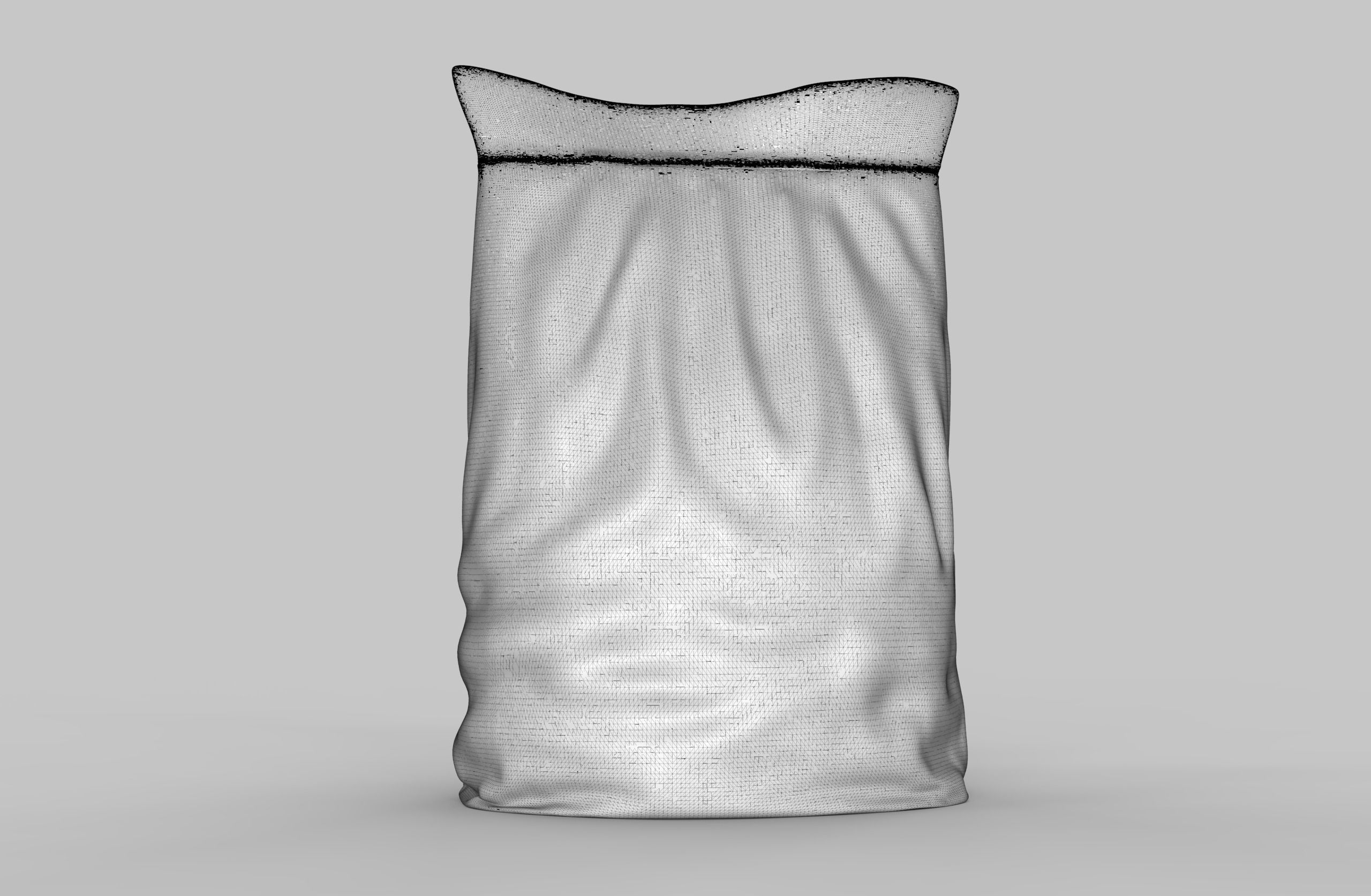 Plastic product bag 3D model_9