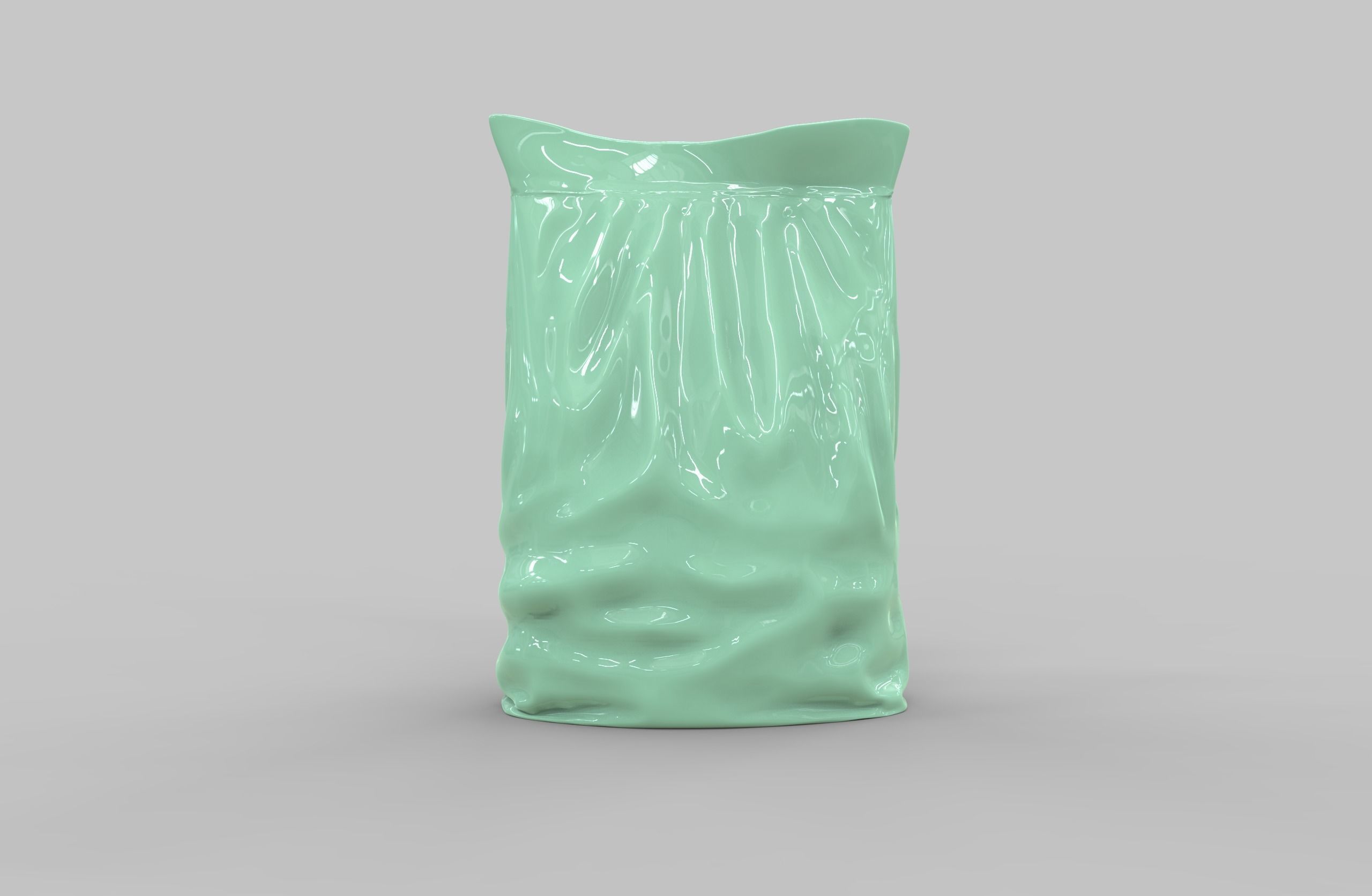 Plastic product bag 3D model_6