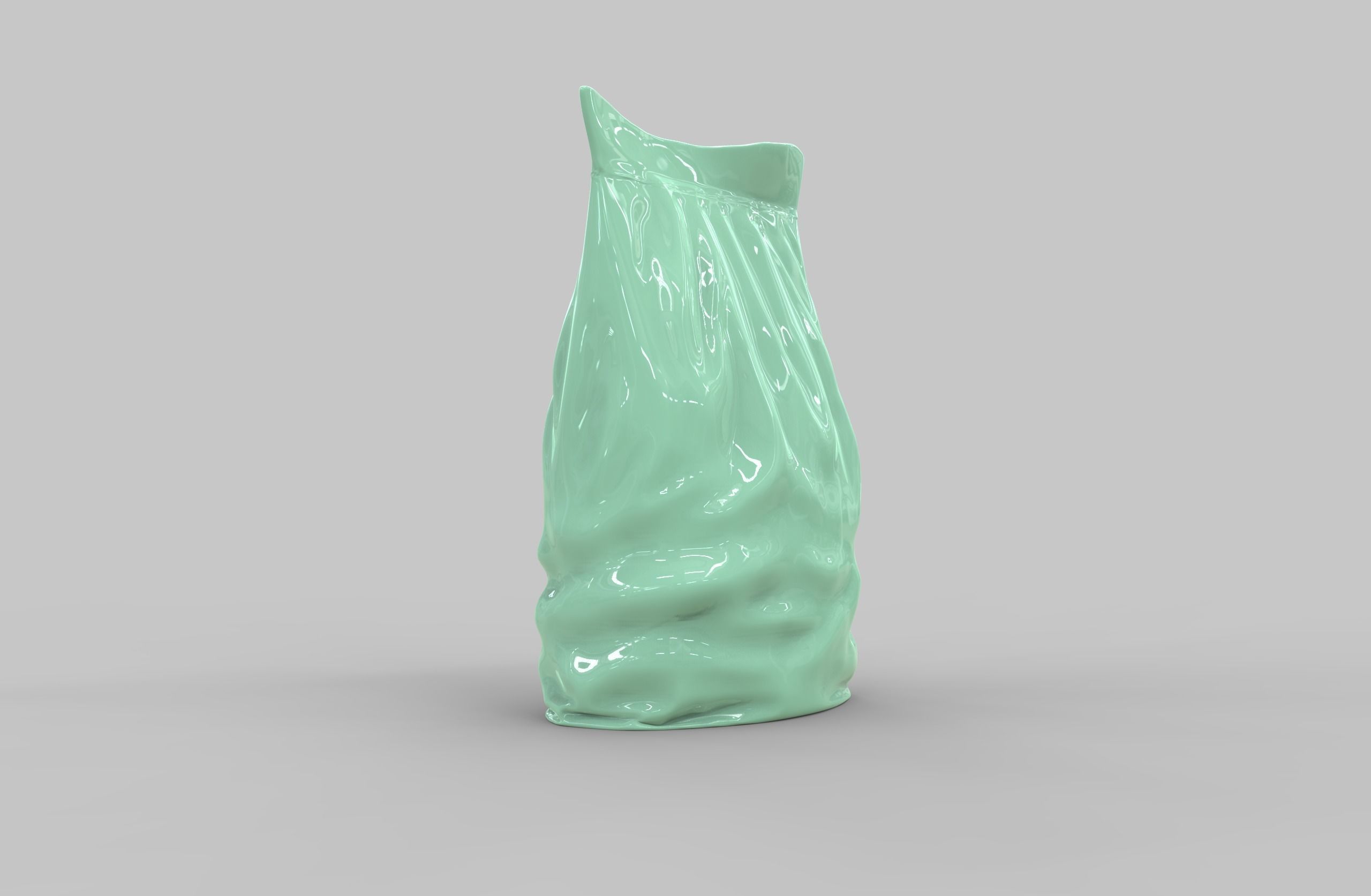 Plastic product bag 3D model_7