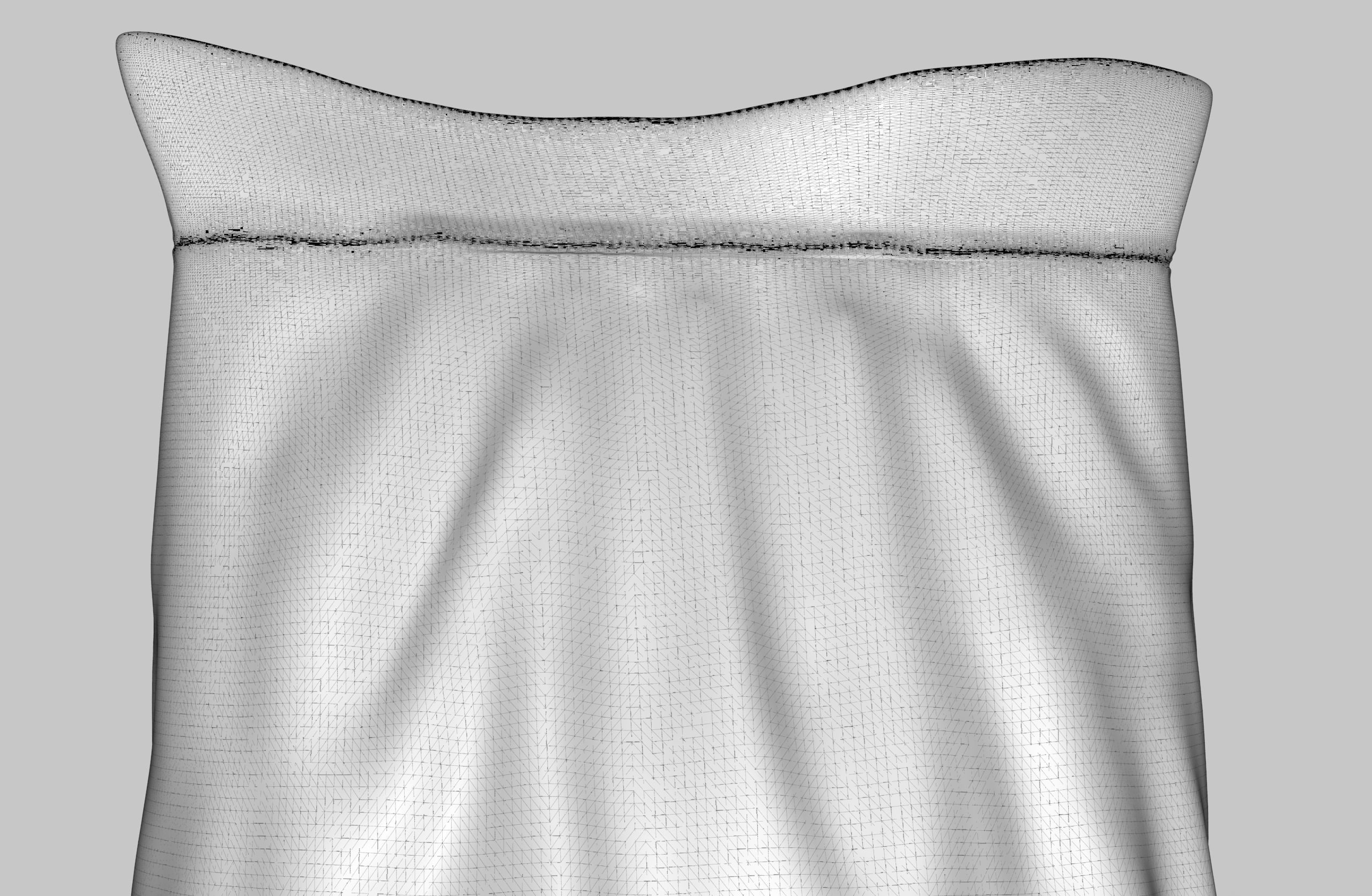 Plastic product bag 3D model_11