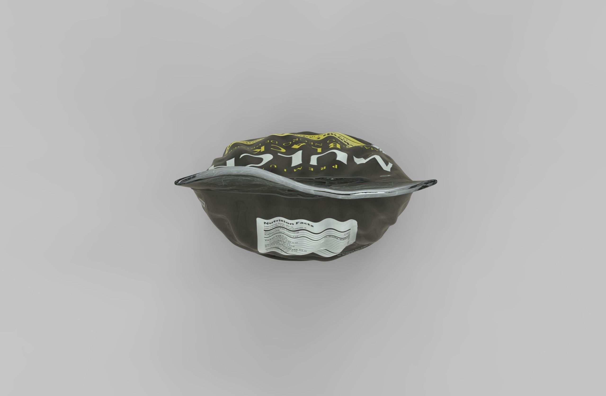 Plastic product bag 3D model_5
