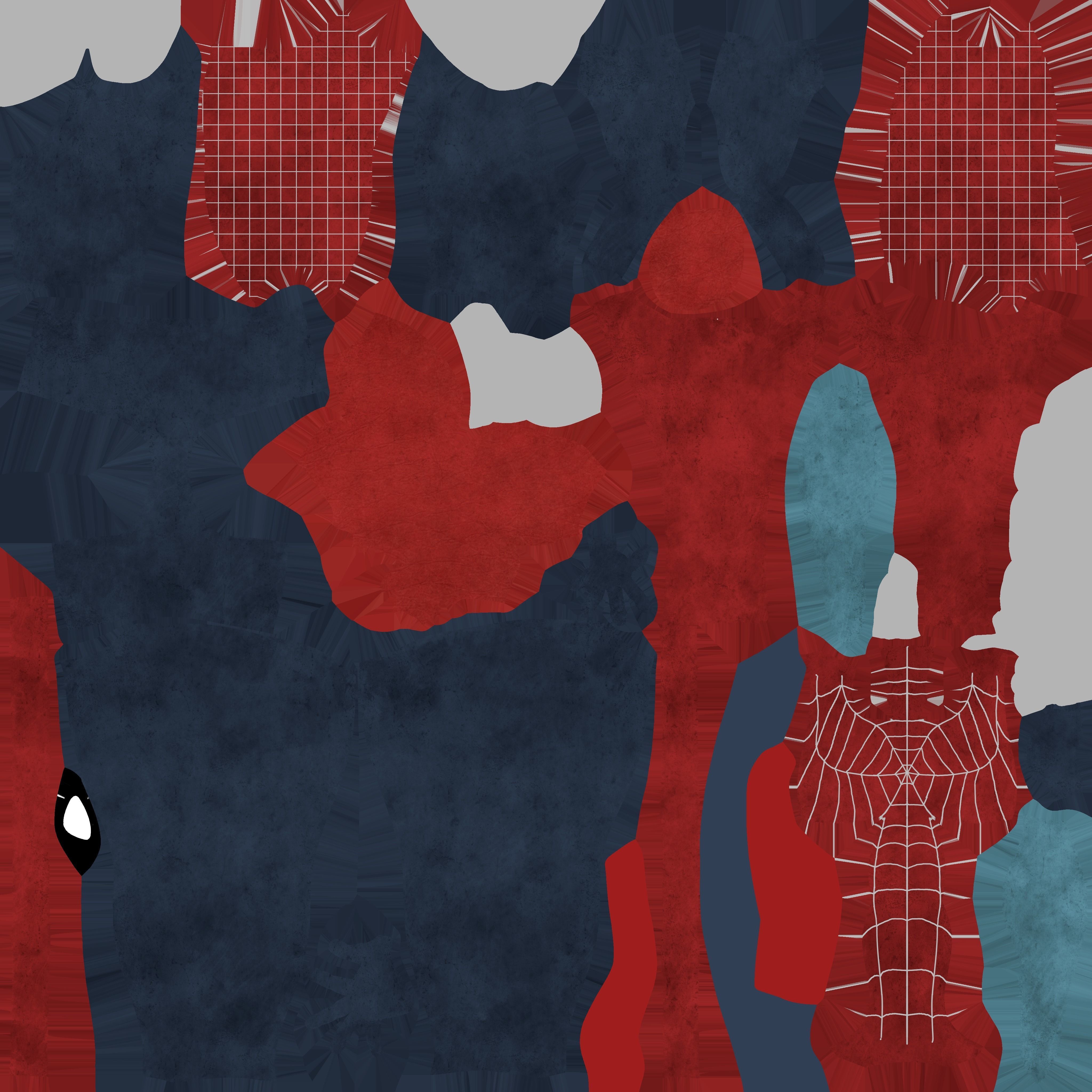 spider man  Low-poly 3D model_7