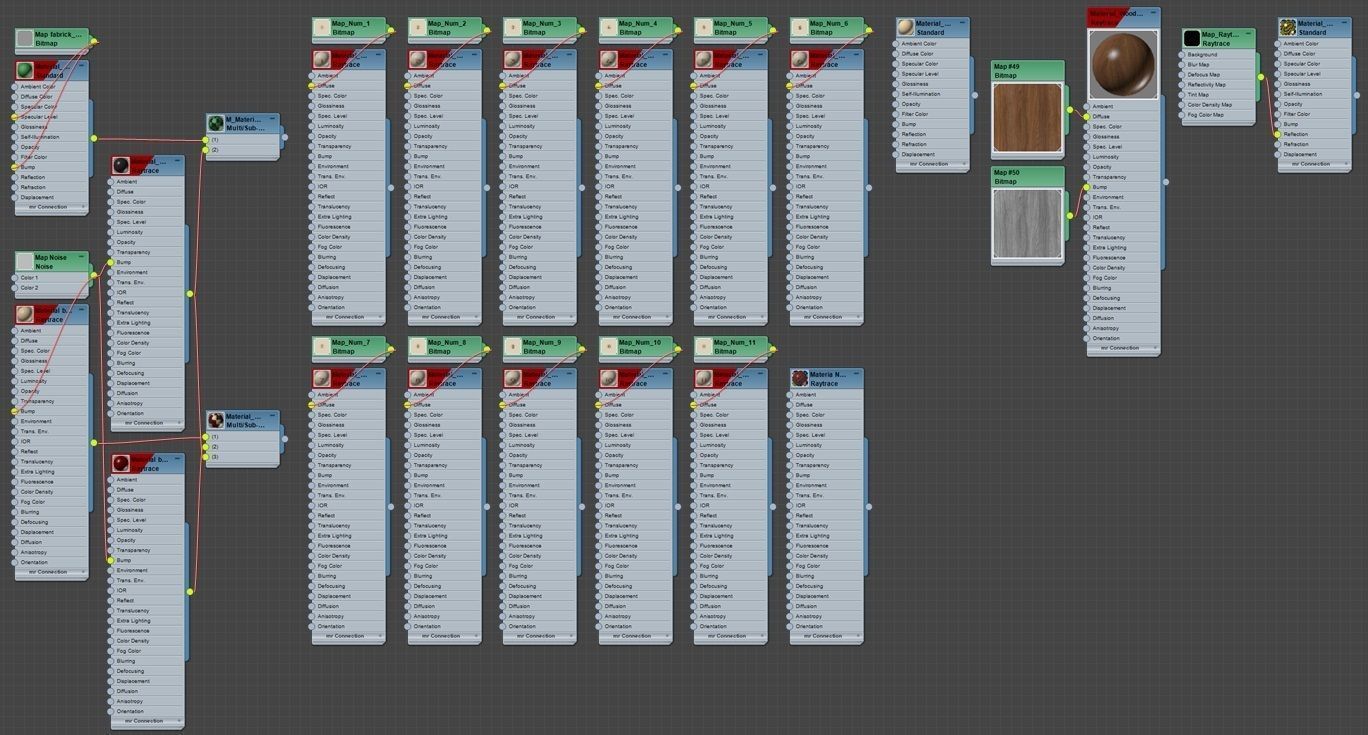 Wall clock billiard 3D model_20