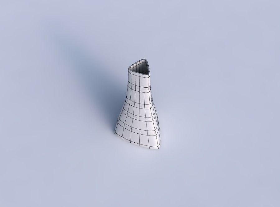 Vase grounded triangle with horizontal sections 01 3D print model_6
