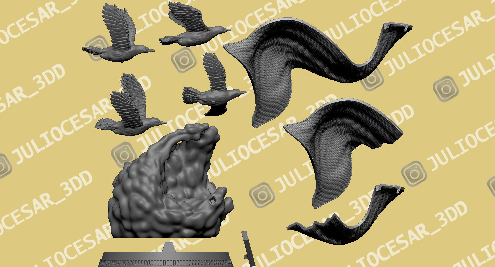 SuperGirl dc comics statue 3D print model_4