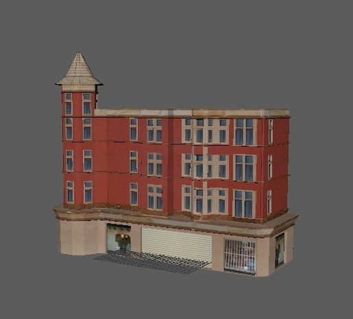 building big size low poly model Low-poly 3D model_2