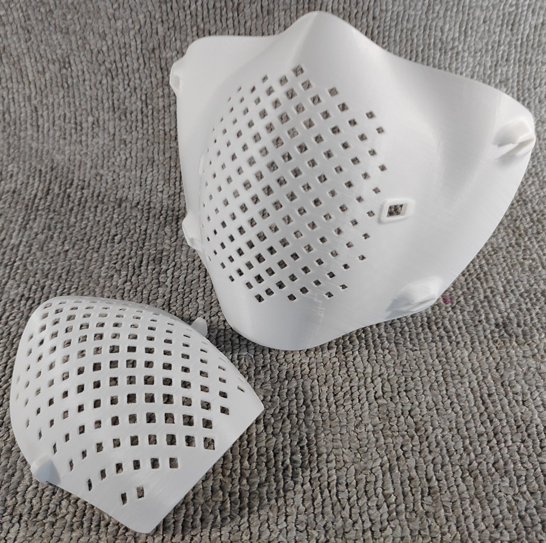 3D Face Mask 3D print model_4