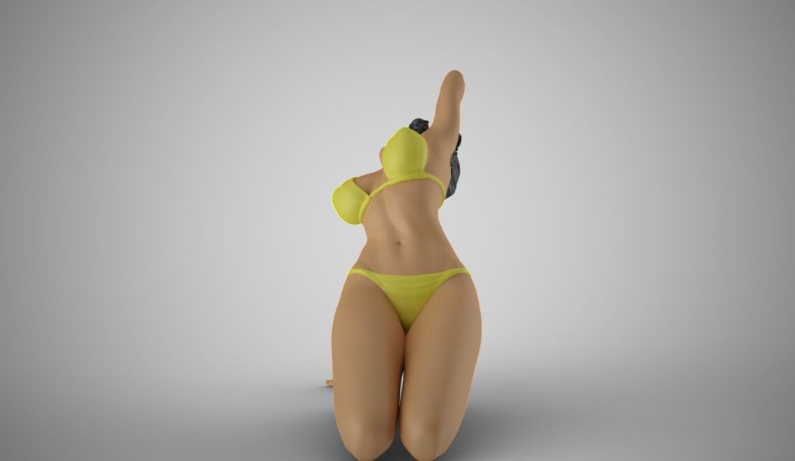 Bending Towards the Sun 3D print model_5