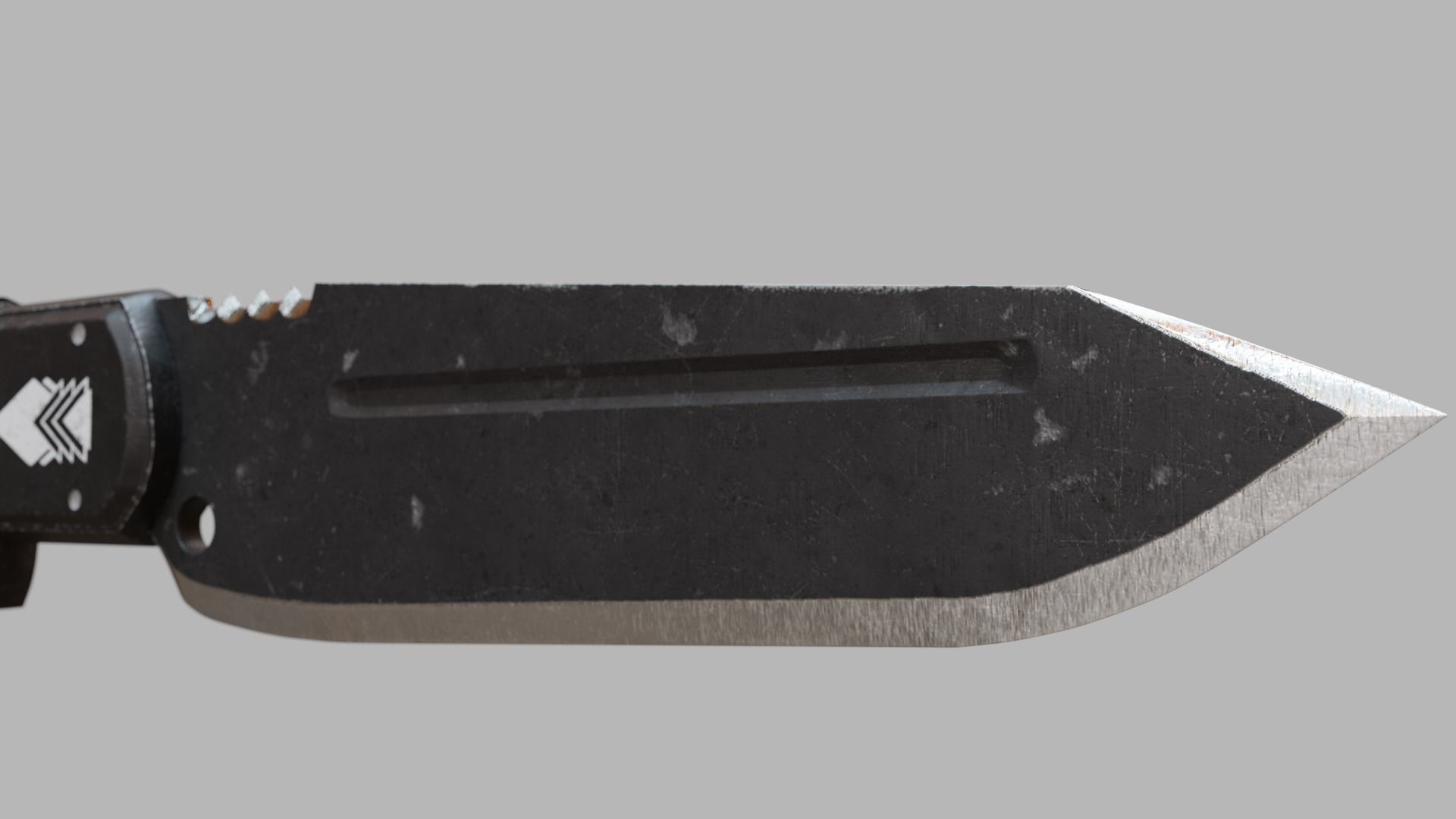 Futuristic Knife 3D model_4