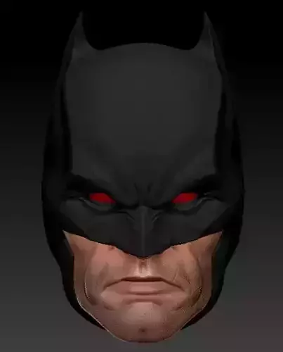 Flashpoint Batman Head Sculpt - Neutral head 