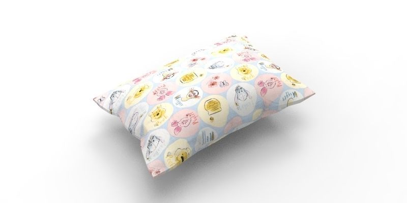 lumber pillow 3d model 3D model_7