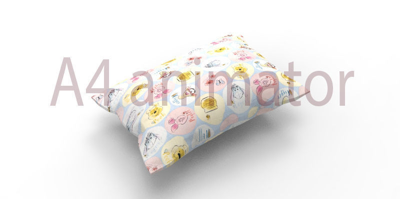 lumber pillow 3d model 3D model_9