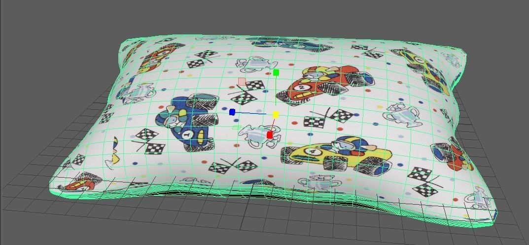 lumber pillow 3d model 3D model_1