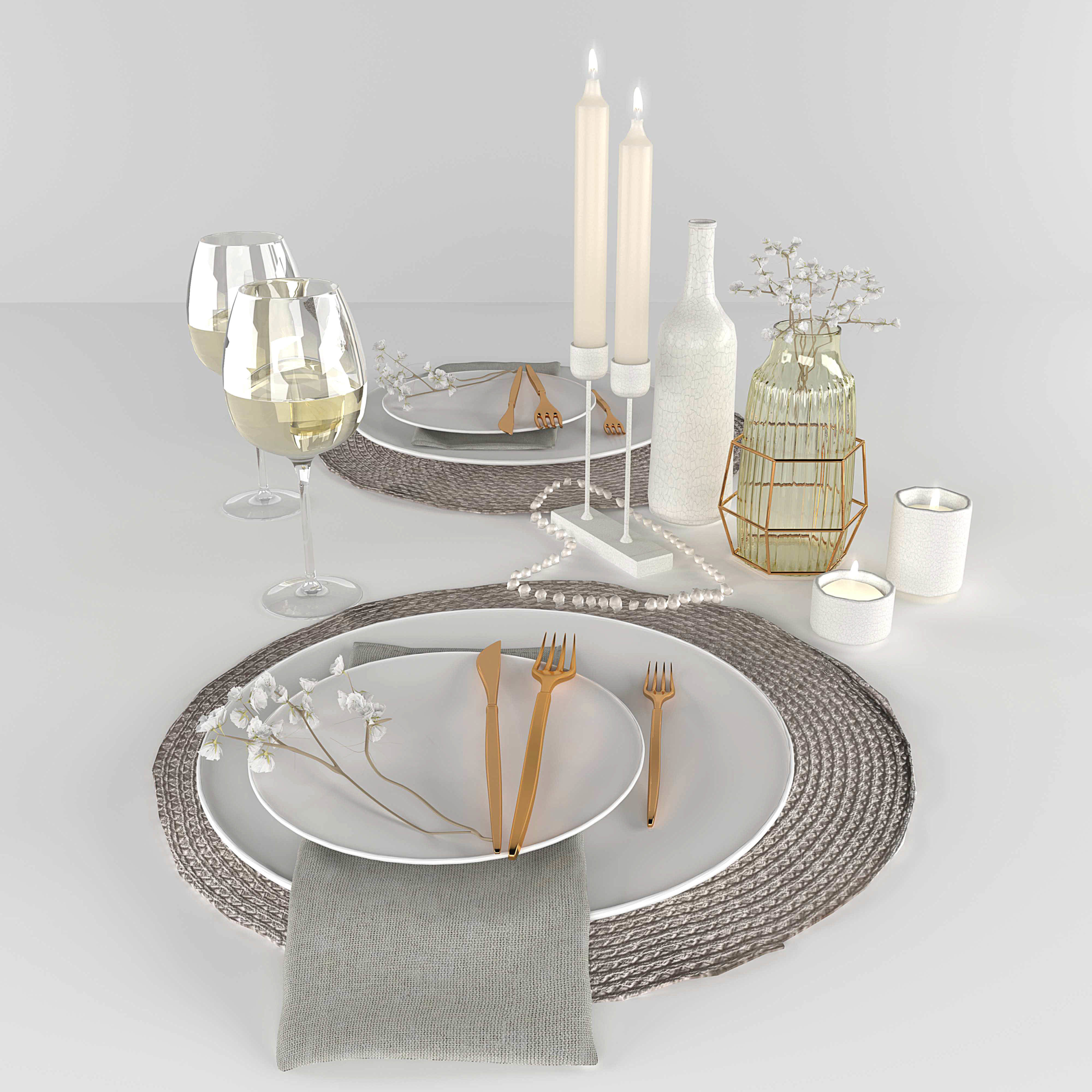 Dining room 3D model_1