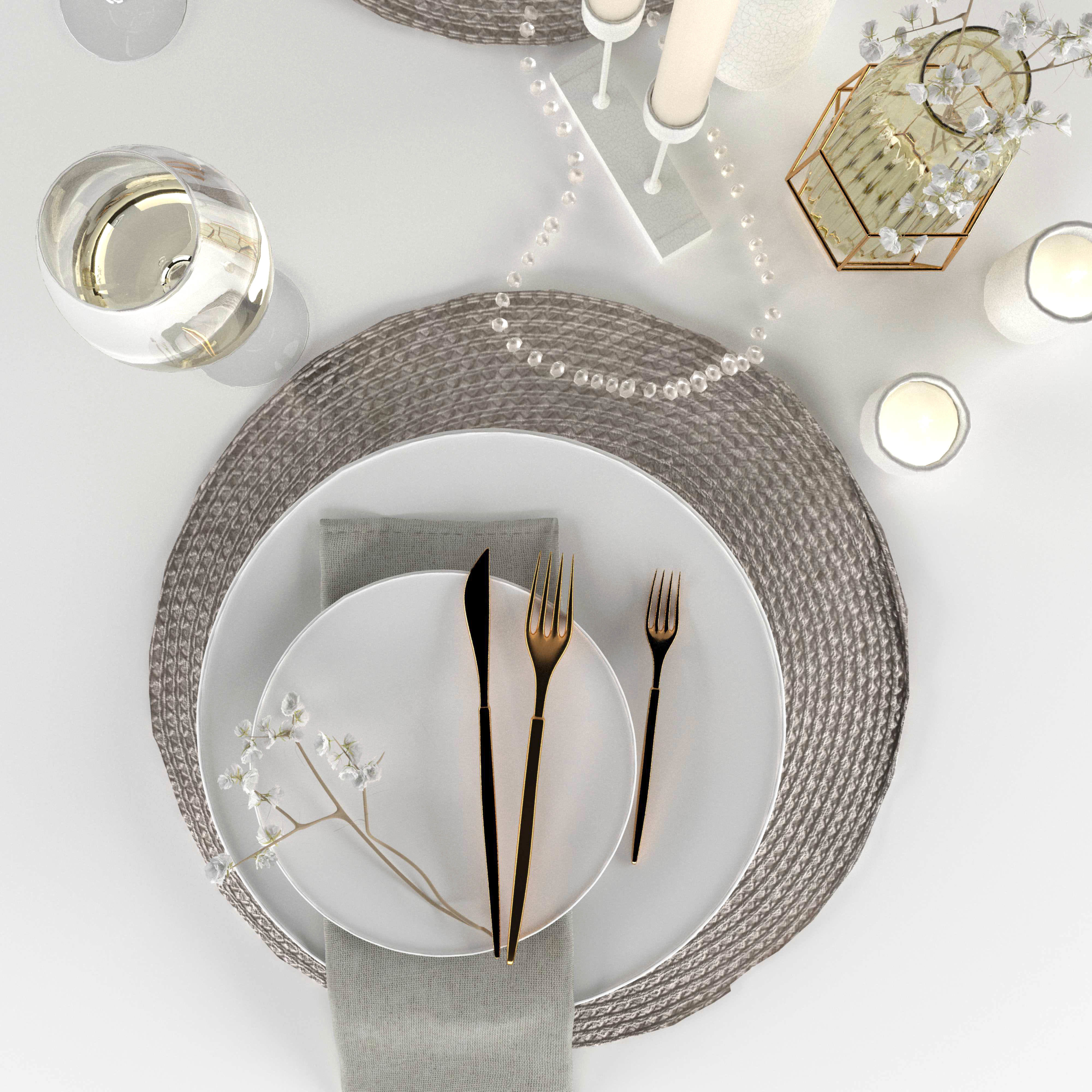 Dining room 3D model_3