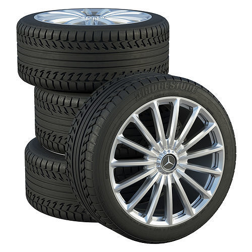Mercedes wheels 3D model