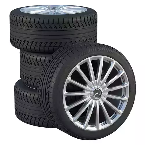 Mercedes wheels 3D model